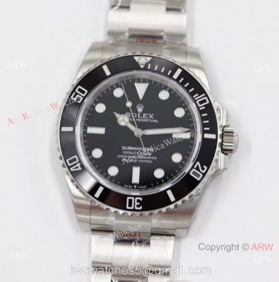 2021 New! EW Rolex Submariner NO Date 41MM Watch Black Ceramic Bezel 1