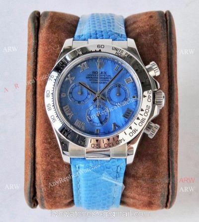 NEW! TW Replica Rolex Cosmograph Daytona Watch Blue Mother of Pearl Dial Watch 1