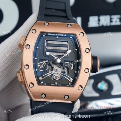 Sexy Time Richard Mille RM69 Rose Gold Tourbillon Erotic Automatic Watch Replica 1