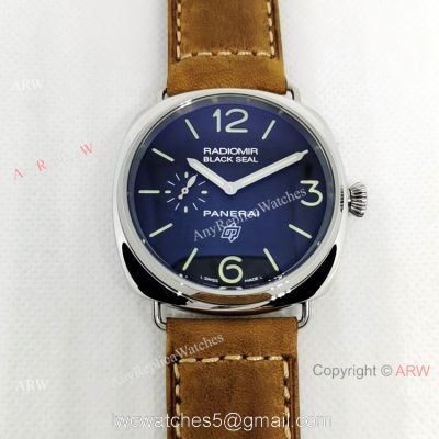 NEW! Panerai Radiomir Black Seal Blue Dial Watch PAM00754 1