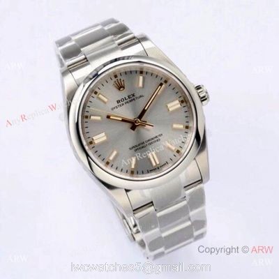 2020 Novelty! High-end Copy Rolex Oyster Perpetual 126000 EW Factory Swiss 3230 Silver Dial Watch 36mm for Men 1