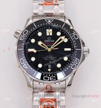 Super Clone Omega Seamaster Diver 300m &8216;James Bond Limited Edition OR 8800 Watch Stainless Steel 1