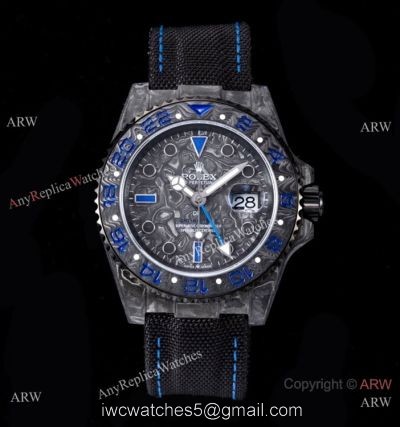 2021 New Rolex DiW GMT-Master II Custom Wrist JH Factory Cal.3186 Blue Version Watch 1