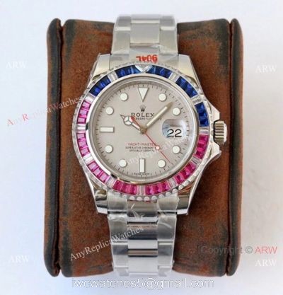 (ROF) 1:1 Best Replica Rolex Yacht-Master Rainbow 40mmWatch Custom Edition 1