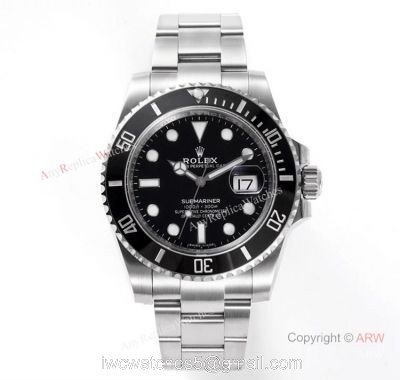(ZFF) Highest Quality Replica Rolex Submariner Date 116610Ln Black Dial Watch From ZFF 1