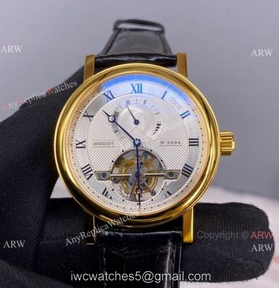 Swiss Copy Breguet N3006 Classique Complication Tourbillon 42mm Watch Yellow Gold 1