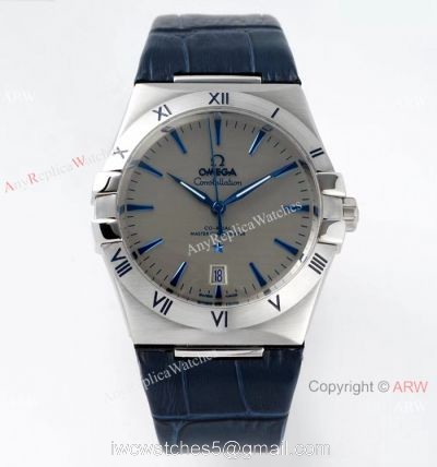 2021 New! AI Factory Copy Omega Constellation Gray Dial Watch Swiss 8800 Movement 1