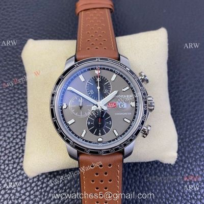 Swiss Grade one Chopard Mille Miglia GTS Azzurro Watch Gray Dial V7 Factory 1