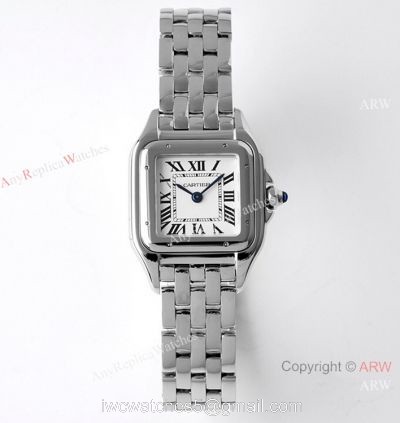 BV factory 1:1 Replica Panthere De Cartier Stainless Steel 22mm Watch 1