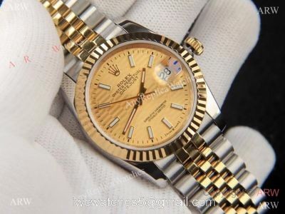 2021 New Rolex Datejust 36 Exotic Dial Gold Jubilee Watch AAA Replica 1