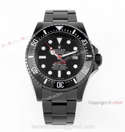 New! Swiss Replica Rolex Deepsea Dweller Blaken Limition Edition Watch 44mm 1