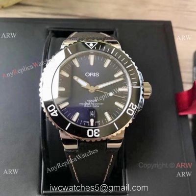 Super Clone Oris Aquis SW200 Movement Watch Black Ceramic Bezel 1