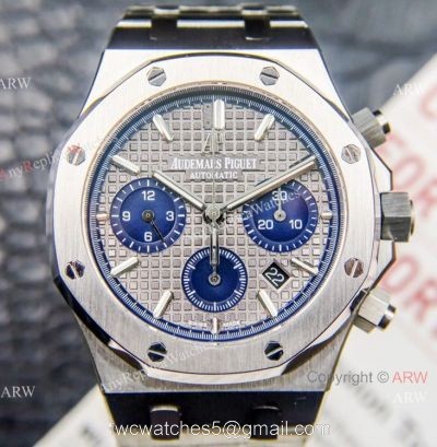 Grade 1A Swiss Copy Audemars Piguet Royal Oak ETA7750 Men Watch Stainless Steel Gray Dial 1