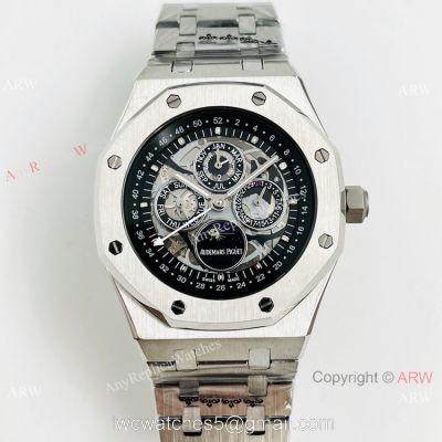 Clone Audemars Piguet Royal Oak Moonphase Perpetual Calendar Watch Men 1