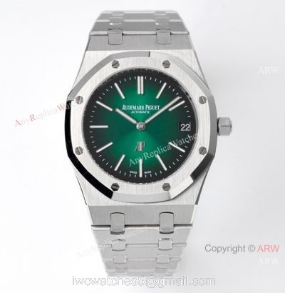 (BF Factory) New Audemars Piguet Royal Oak Green Dial Swiss Made High End Replica Watches 39mm 1