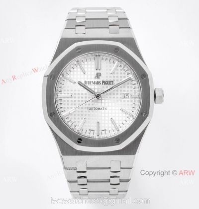 New! ZF Factory V2 Version Audemars Piguet Royal Oak Silver Dial 15400 Watch 1