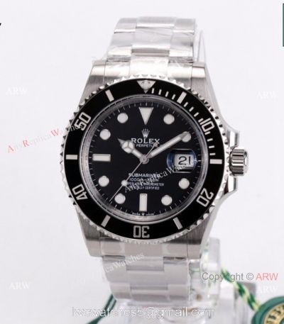 Swiss Grade 1 Rolex Submariner Black Dial 1:1 VS 3235 New 41mm Watch 72 Power Reserve 1