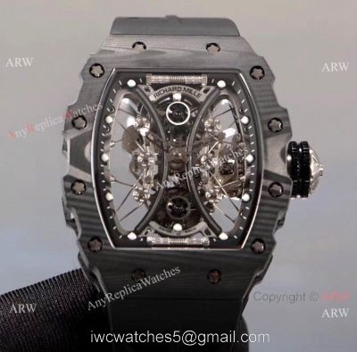 KV Factory Richard Mille RM53-01 Tourbillon Pablo Mac Donough Watch TPT Carbon Rubber Strap 1