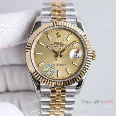 (TW) Swiss Copy Rolex Datejust II 41 Jubilee Two Tone Seagull 2824-2 Watches 1