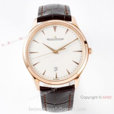 ZF v2 Version Jaeger-LeCoultre Master Ultra Thin Q1288420 Replica Watch Rose Gold 1