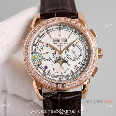 2021! JH Factory V2 Version Patek Philippe Grand Complication Copy Watch 5270J Rose Gold White Dial 1