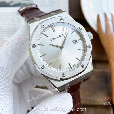 New Copy Audemars Piguet Royal Oak Citizen 8215 Watches Silver Dial 1