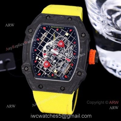 2021 New Richard Mille RM 27-04 Tourbillon Rafael Nadal Tennis Court Watch Best Replica 1