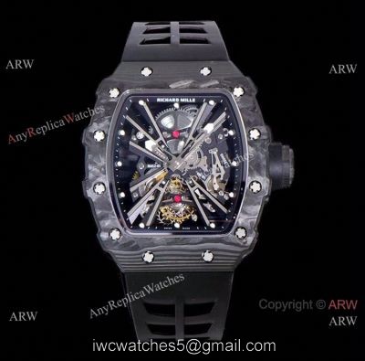 KV Factory Richard Mille RM12-01 Tourbillon Men Watch NTPT Carbon 1