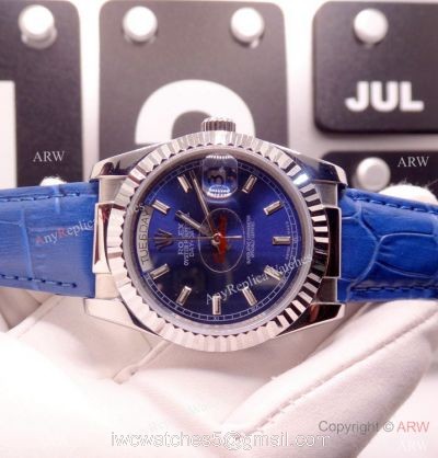 Swiss Replica Rolex Day Date eta2836 Watch Blue Version 36mm 1