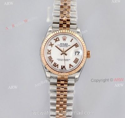 1:1 Best Copy Rolex Datejust White Face With Roman Markers Ew Factory Watch 1