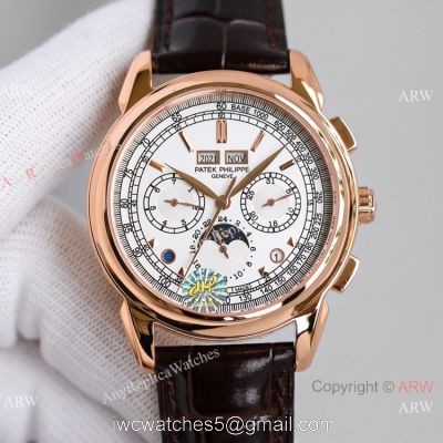 2021! Swiss Copy Patek Philippe 5270R Grand Complication JH V2 Version Rose Gold Watch 1