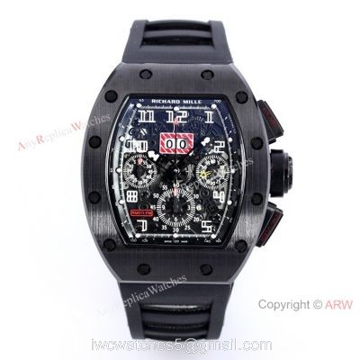 Best Copy Richard Mille RM 011-FM Chronograph Carbon Watch Automatic For Men 1