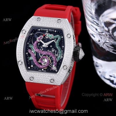 High Quality Copy Richard Mille Rm026 Snake Dial Tourbillon Serpent Watch With Diamond 1