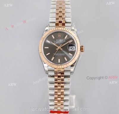 1:1 EWF Rolex Rhodium Datejust 31mm Super Clone Rolex Watch 1