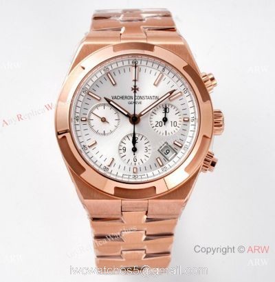 Swiss Vacheron Constantin Overseas Chronograph 8F V2 Rose Gold Watch 2021 New 1