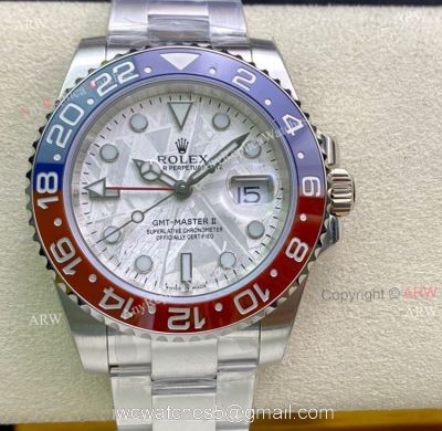 Super Clone 126719BLRO Rolex GMT Master II Pepsi Meteorite Watch Clean Factory 1