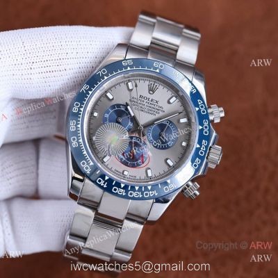 2022 New Swiss Quality Rolex Daytona Citizen 8215 Watch Blue Bezel 904l Stainless Steel 1