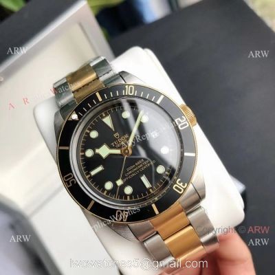 GD Factory Tudor Heritage Black Bay 2-Tone Black Matte Bezel Watch 1
