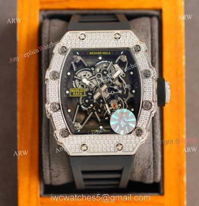 (RM Factory) Richard Mille RM 35-01 Rafa Diamond Watch Replica 1