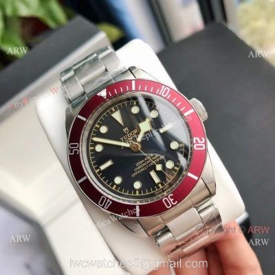 GD Factory Tudor Heritage Black Bay Red Bezel 41mm Watch Citizen 8215 Automatic 1