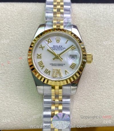 Swiss Rolex Lady-Datejust 28 279174 Watch Two Tone MOP Dial 1