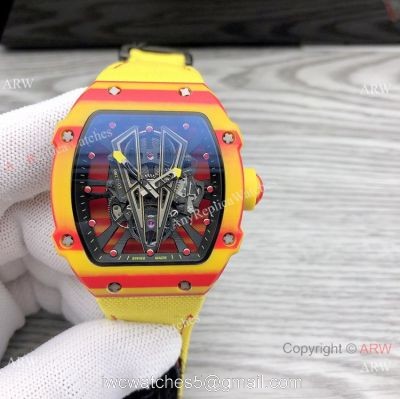 Swiss Richard Mille RM 27-03 Tourbillon Rafael Nadal Watch NTPT Carbon 48mm 1