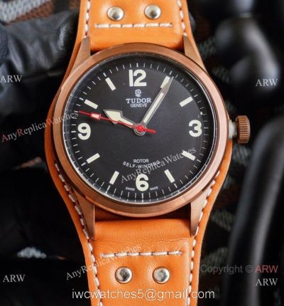2021 New! Vintage Tudor Rotor self winding Watches Bronze Case 1