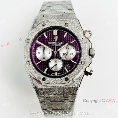 2021 New Copy Audemars Piguet Royal Oak Watch Frosted Gold Case Cherry Red Dial 1