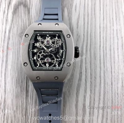 Swiss Richard Mille RM17-01 Tourbillion Watch Titanium Case 1
