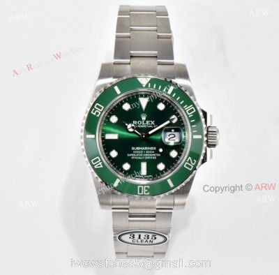 Clean Factory Submariner V4 Hulk 116610LV Super Clone Rolex Watches 40mm 1