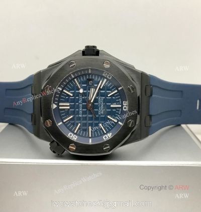 Copy Audemars Piguet Royal Oak Offshore Divers Automatic Watch Blue Dial 1