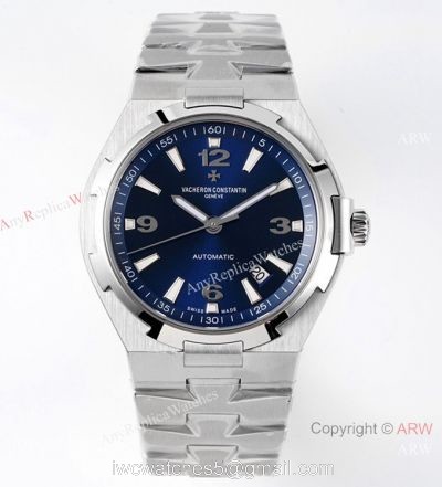 8 Factory Clone Vacheron Constantin Overseas 47040 Watch Stainless Steel Bucherer Blue 42mm 1