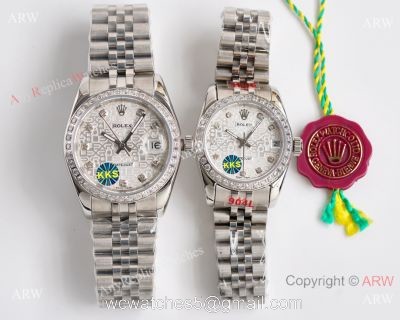 White face 28mm/36mm Replica Rolex Datejust Watch Citizen 8215 Movement 1