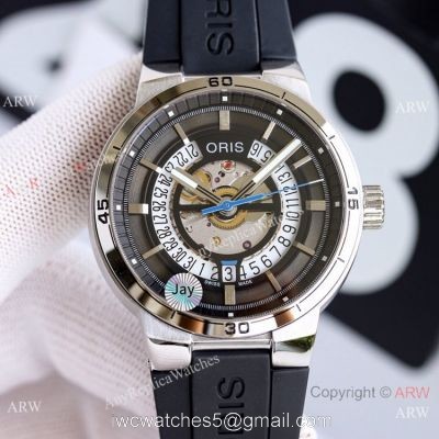 New! Swiss Grade Oris TT1 Skeleton Engine Date Watch ORIS735 Movement 1